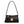 Black shoulder bag with gold-colored buckle – compact and chic